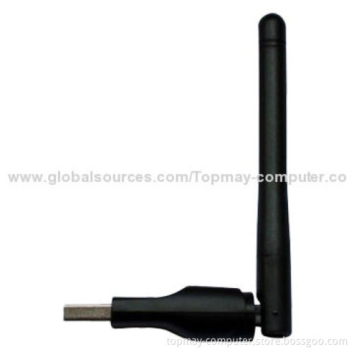 WLAN Card, 802.11b/g/n Standard, 150Mbps Peak Rate